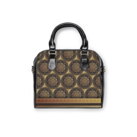 Elegant Crystal Accent Satchel - Picture 2 of 3